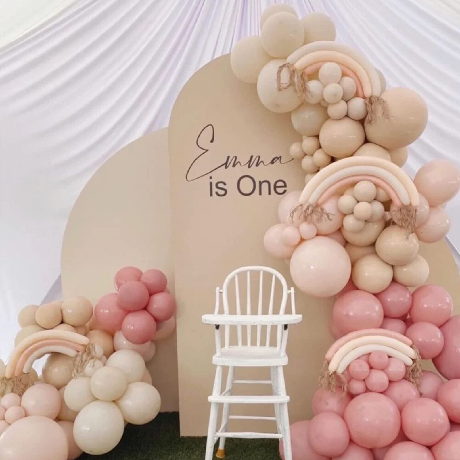 100pcs Dusty Pink Latex Balloons Set - 18