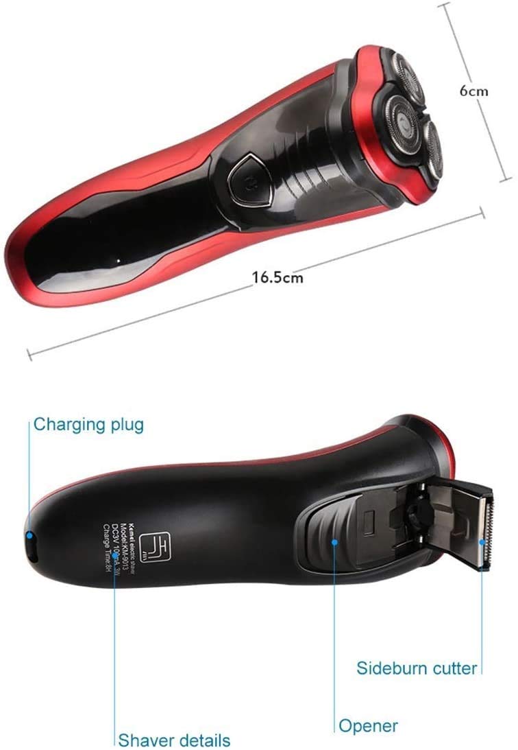 Best Electric Shavers for Men - IPX7 Waterproof Cordless Shaver with Pop-up Trimmer for Wet & Dry Shaving - Perfect for Travel, Gym & Daily Grooming Routine