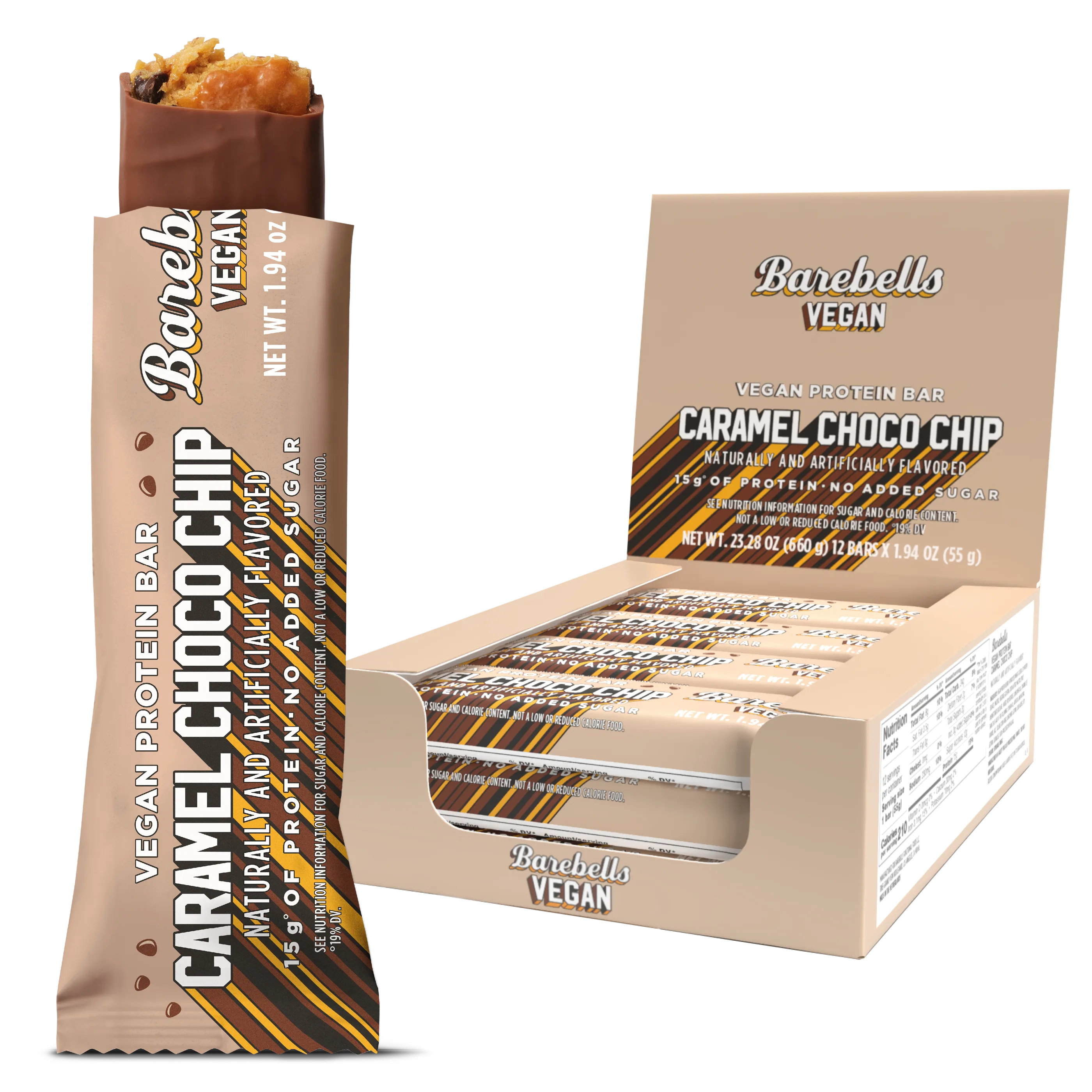 Barebells Vegan Protein Bars - High Protein, Low Sugar, Gluten-Free Snacks for Fitness & Energy | Perfect for Post-Workout, On-the-Go & Healthy Lifestyle