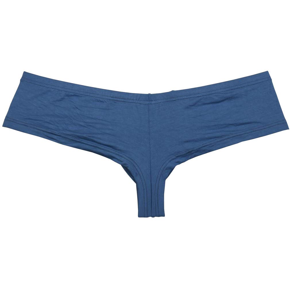 OROCOJUCO Men's Modal Cheeky Shorts - Brazilian Bikini Underwear with Bulge Pouch - Soft Breathable Boxer Briefs for Comfort & Support - Perfect for Gym, Sleep & Everyday Wear