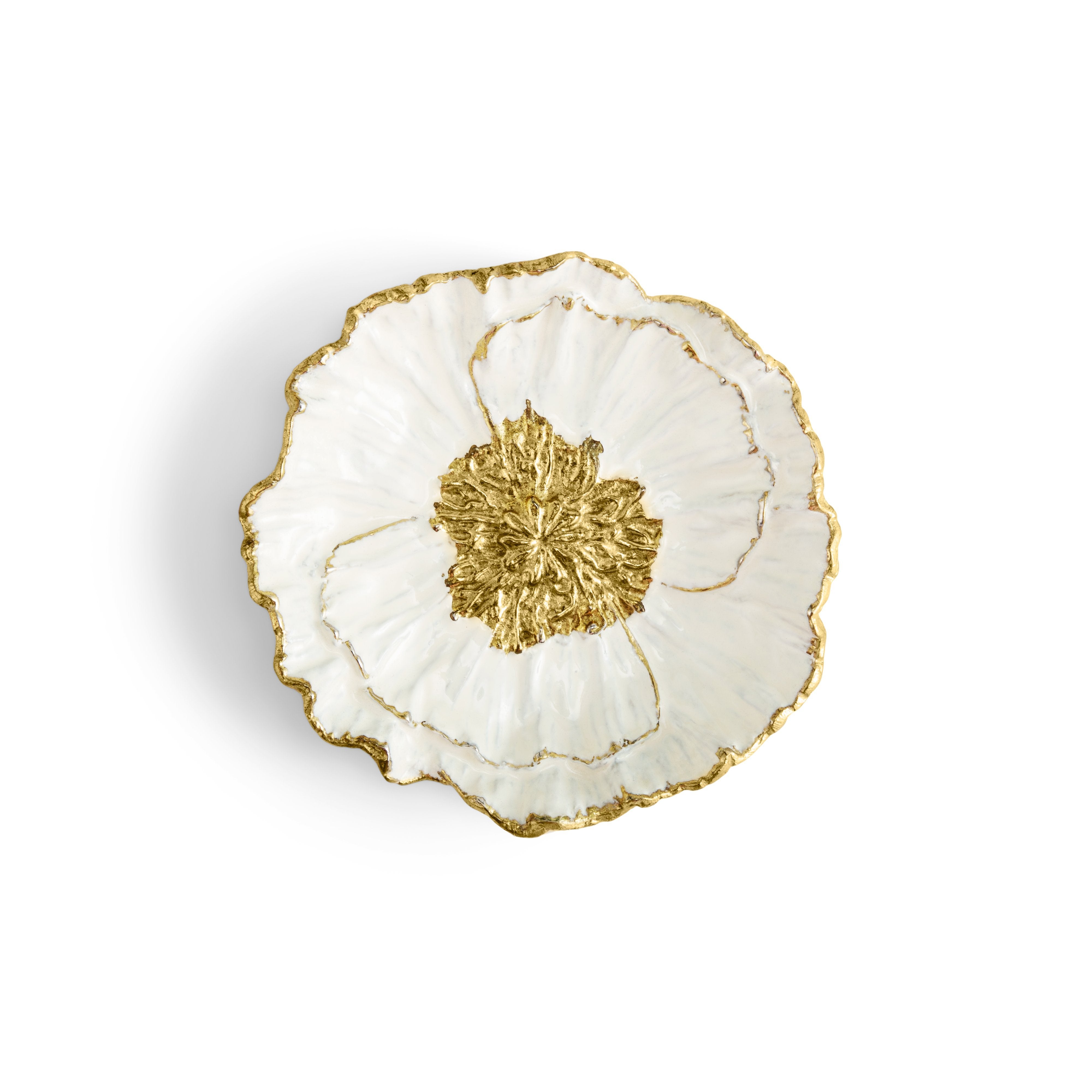 Anemone Catch All Tray - Decorative Ceramic Dish for Keys, Jewelry & Coins | Perfect for Entryway, Dresser & Vanity Organization