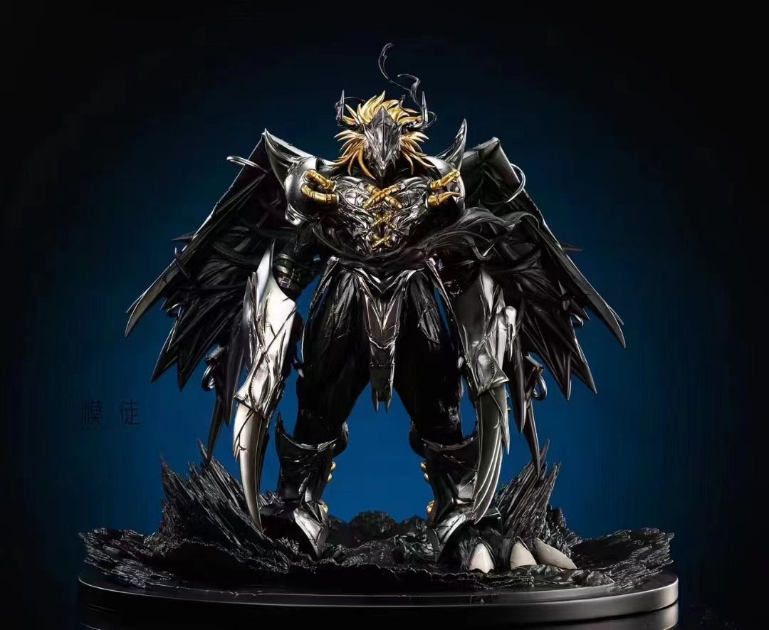 Buy MOTU Studio Black War Greymon Action Figure - Premium Collectible Dark Digimon Toy for Display & Battles | Perfect for Anime Fans & Digimon Collectors