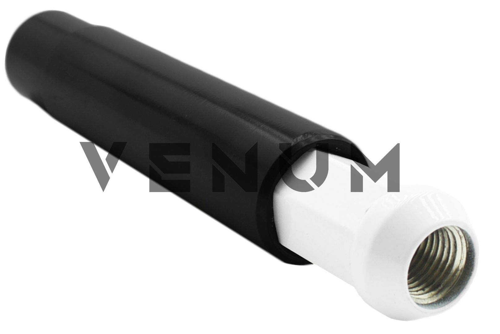 20 Pcs M14x1.5 White Spike Lug Nuts - Powder Coated 4.5