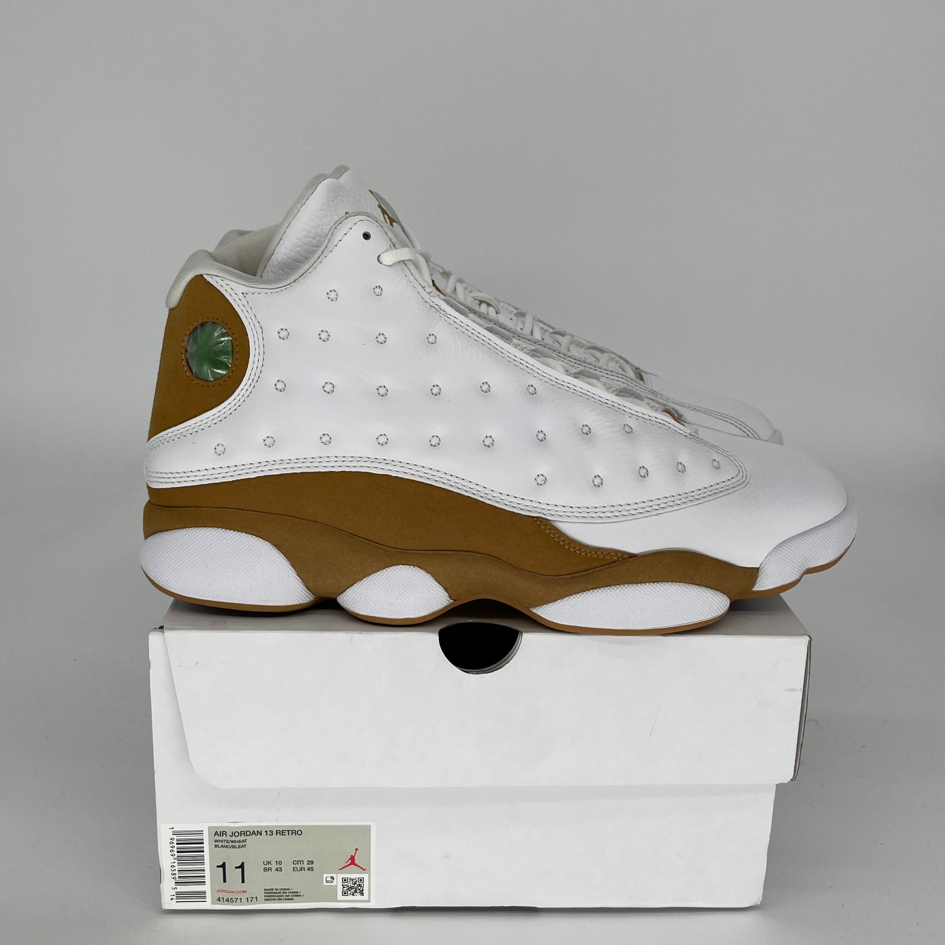 AIR JORDAN 13 Retro Wheat Basketball Shoes Size 11 Men's - Style Code 414571-171 | Authentic Sneakers for Casual Wear & Street Fashion