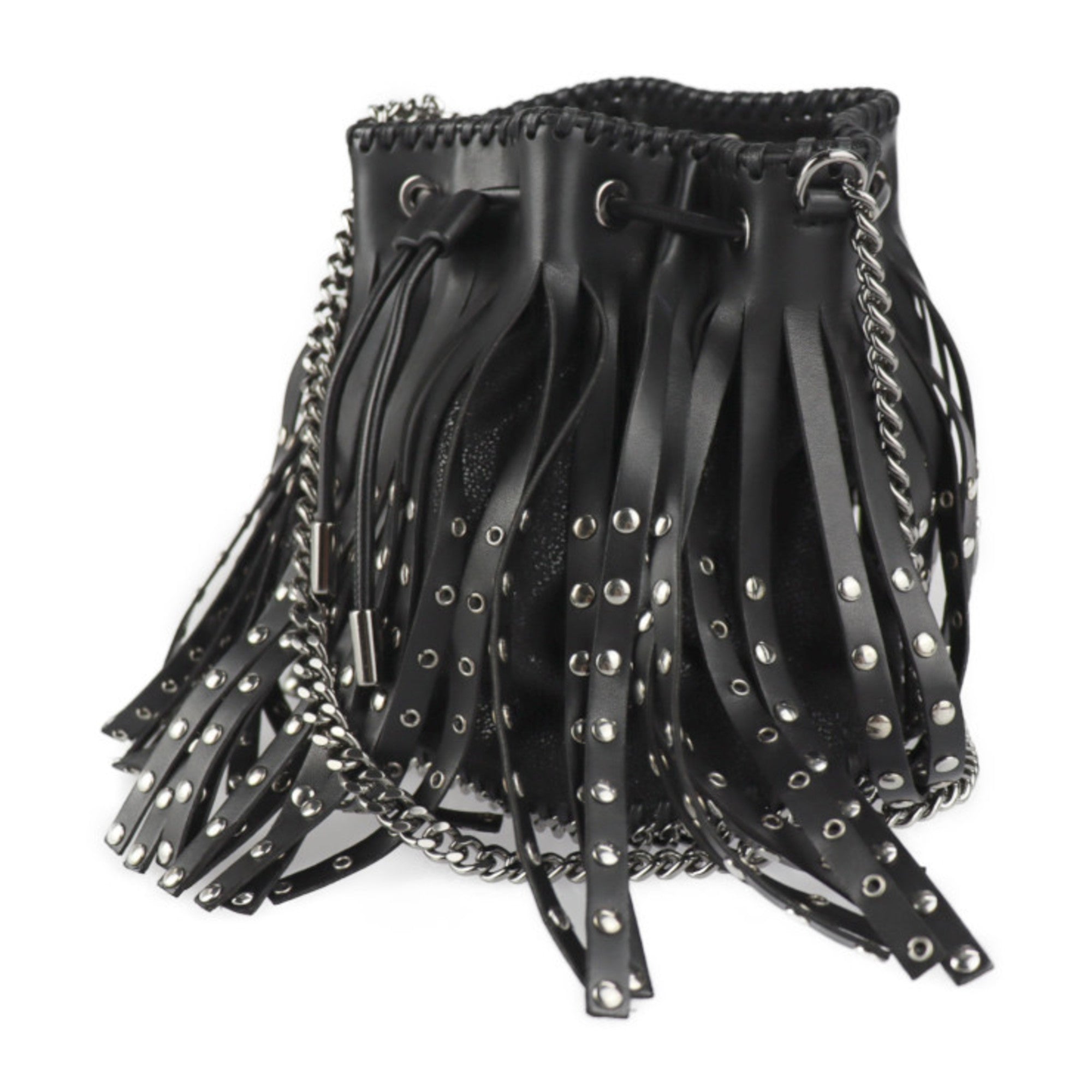 Stella McCartney Black Leather Falabella Crossbody Bag - Luxury Vegan Handbag for Women, Perfect for Work, Travel & Evening Events