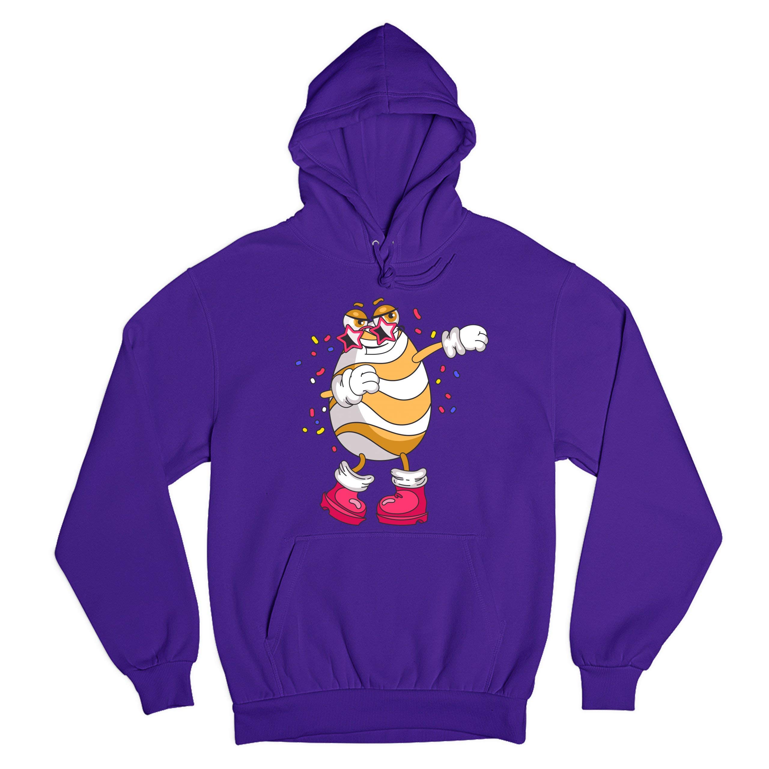 Funny Dabbing Egg Sweatshirt - Easter Party Hoodie for Men & Women - Cute Holiday Gift for Teens - Perfect for Easter Celebrations & Casual Wear