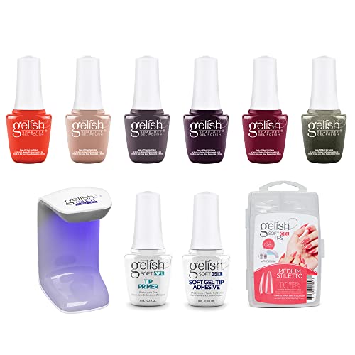 Gelish Nail Polish Bundles - Professional Salon Quality Gel Nail Polish Kit for Long-Lasting Manicures | Perfect for Home Nail Care, DIY Manicures & Gift Giving