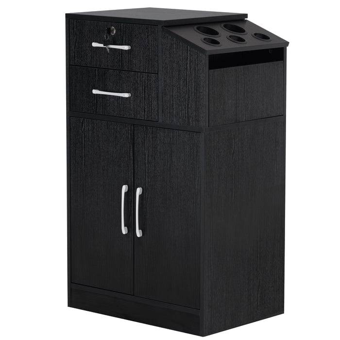 Professional Ethan Locking Styling & Barber Station - Portable Hair Cutting Station for Salons & Home Use - Perfect for Barbers, Stylists & DIY Haircuts