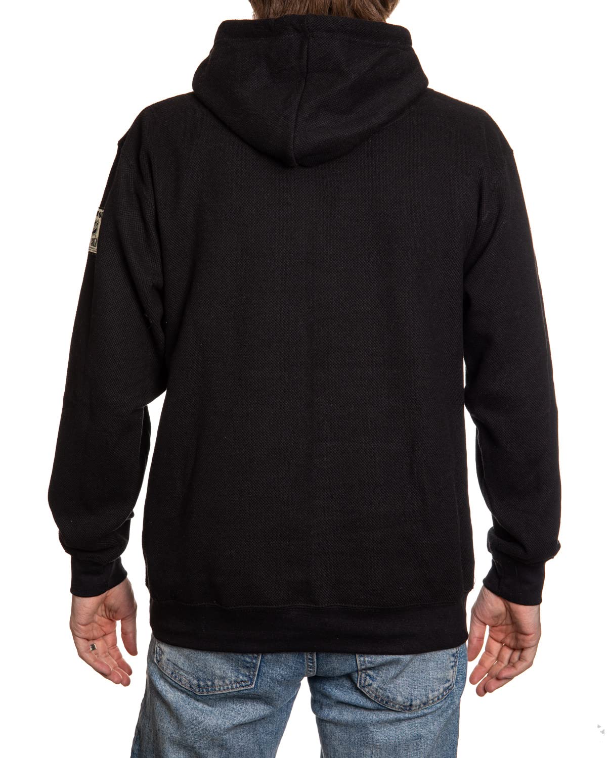 Calhoun NHL Surf & Skate Unisex Waffle Frayed Patch Pullover Hoodie – The Coastal Collection | Cozy Casual Wear for Beach, Skate Park & Street Style