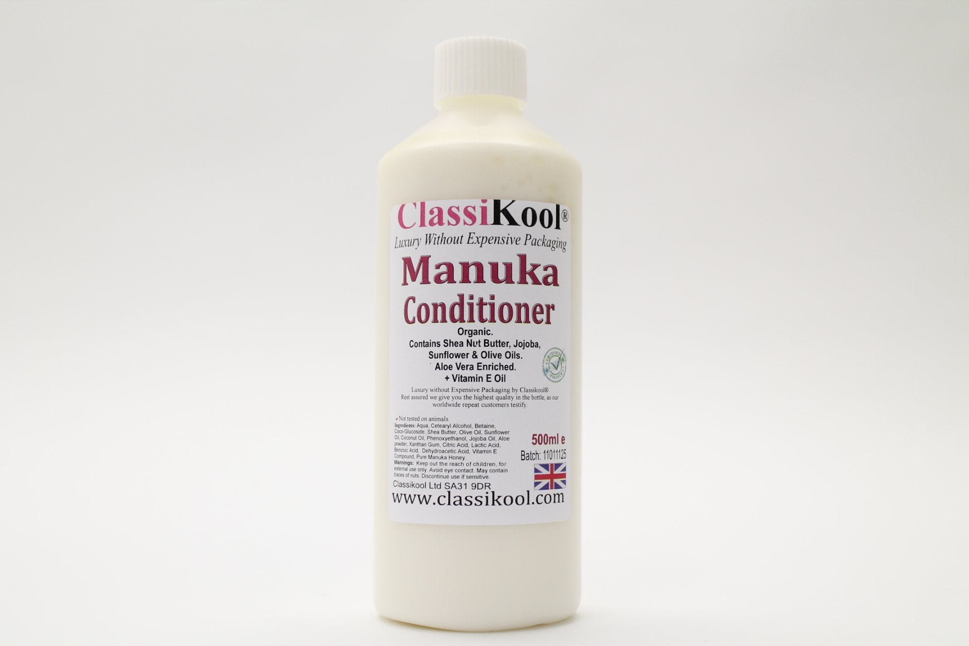 Classikool Manuka Honey Shampoo, Conditioner & Body Wash Set - Natural Hair & Skin Care (500ml) for Dry, Damaged Hair & Sensitive Skin - Perfect for Daily Use at Home or Travel