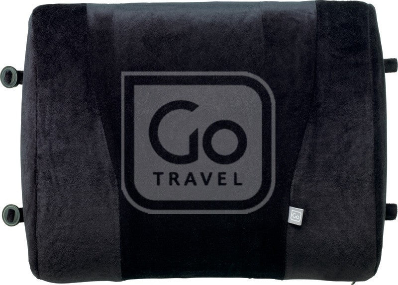 Go Travel Memory Foam Lumbar Support Pillow - Ergonomic Back Pain Relief for Office Chair, Car Seat & Airplane Travel - Portable Comfort for Home, Work & Commuting