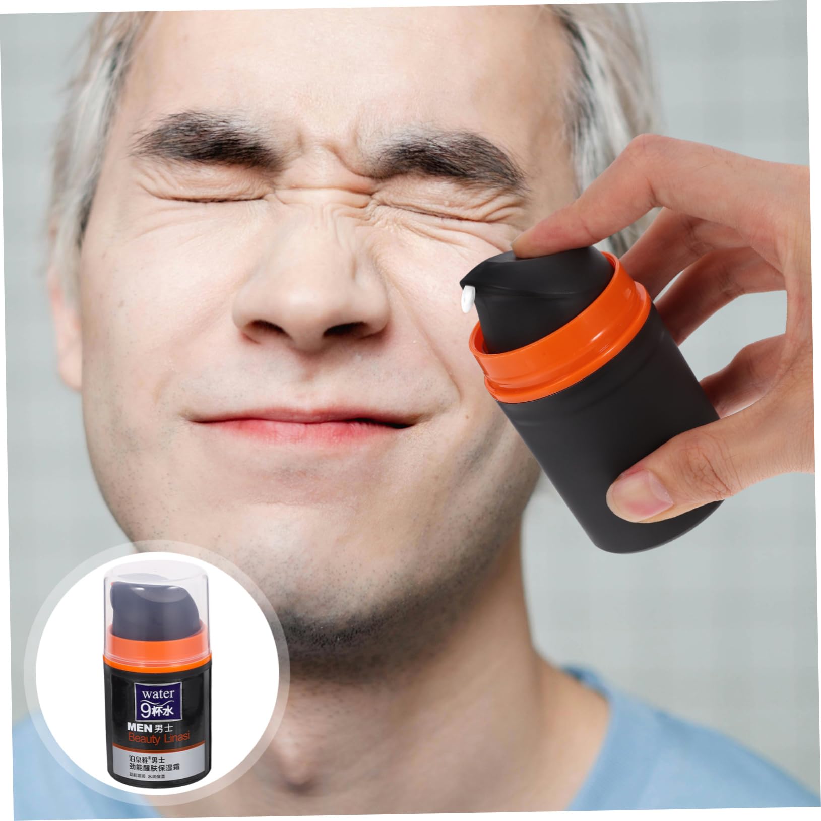 Nourishing Face Cream for Men - Hydrating Moisturizer with 8 Cups of Water Formula | Daily Skincare for Dry Skin & Morning Routine