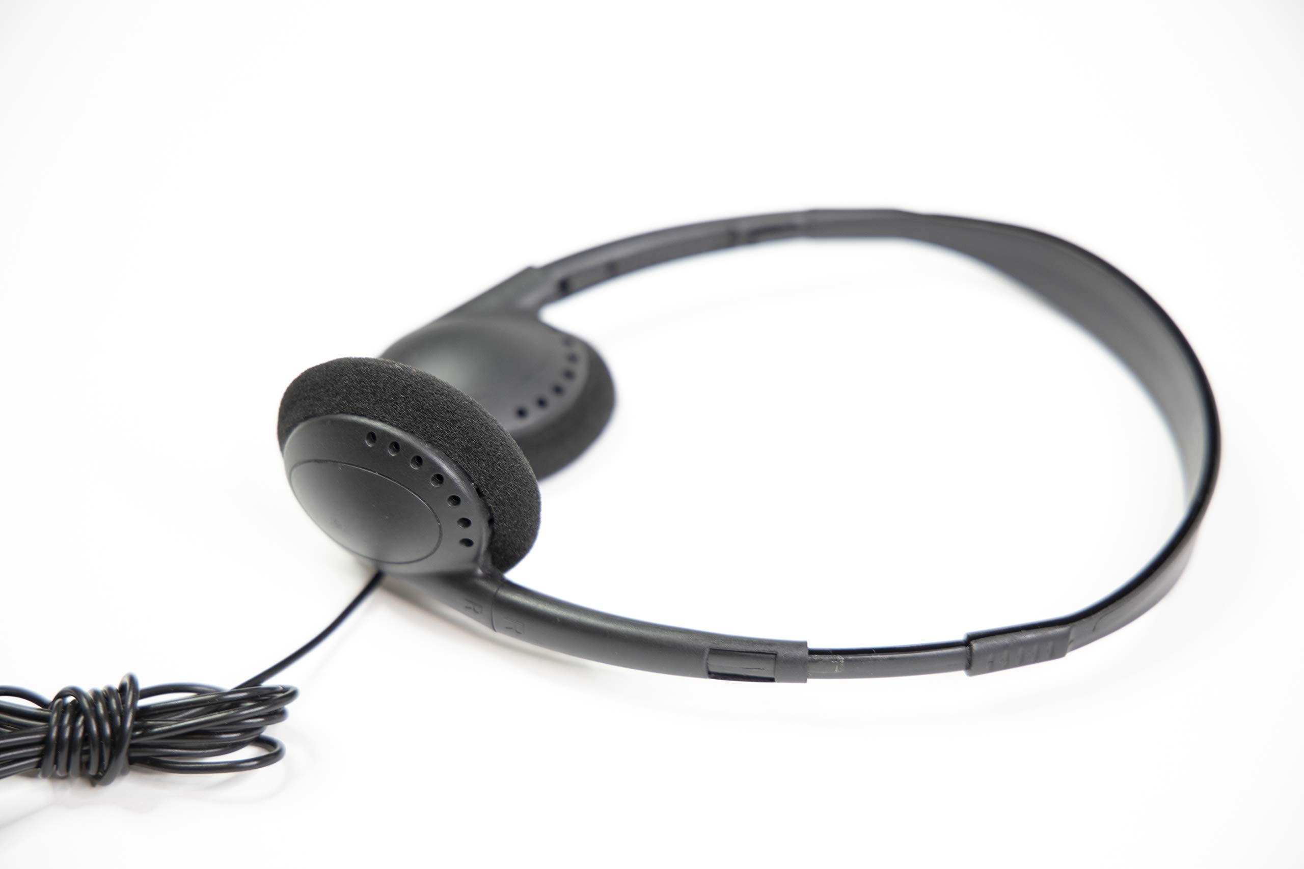(30 Pack) Bulk Disposable Headphones - Adjustable & Reusable for School, Library, Classroom, Airplane, Hospital, Museum, Hotel, Gym - Comfortable & Compact for Students & Travelers - Perfect for Online Learning, Audio Tours & Noise Isolation