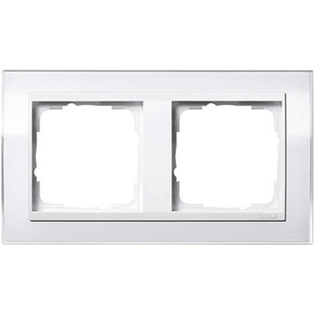 0212723 Clear White Event Cover Frame with White Frame - Perfect for Weddings, Parties, and Corporate Events