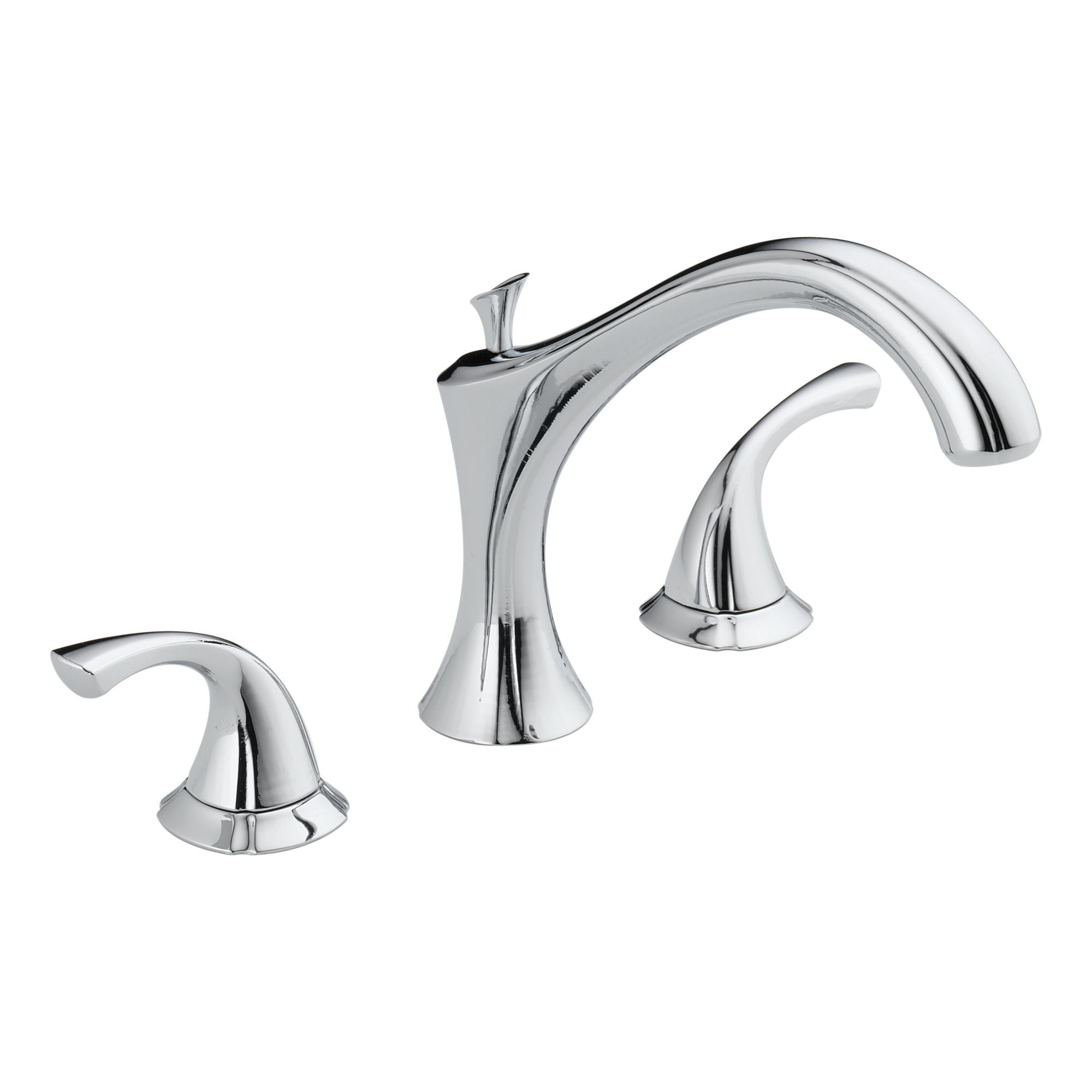 Delta Addison Roman Tub Faucet Trim in Chrome - Model T2792 | Elegant Bathroom Fixture for Luxury Bathtubs & Spa Retreats