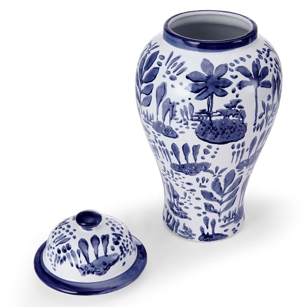Modern Landscape Decorative Canister Vase - Elegant Home Decor for Living Room, Bedroom & Office - Perfect for Floral Arrangements and Interior Design