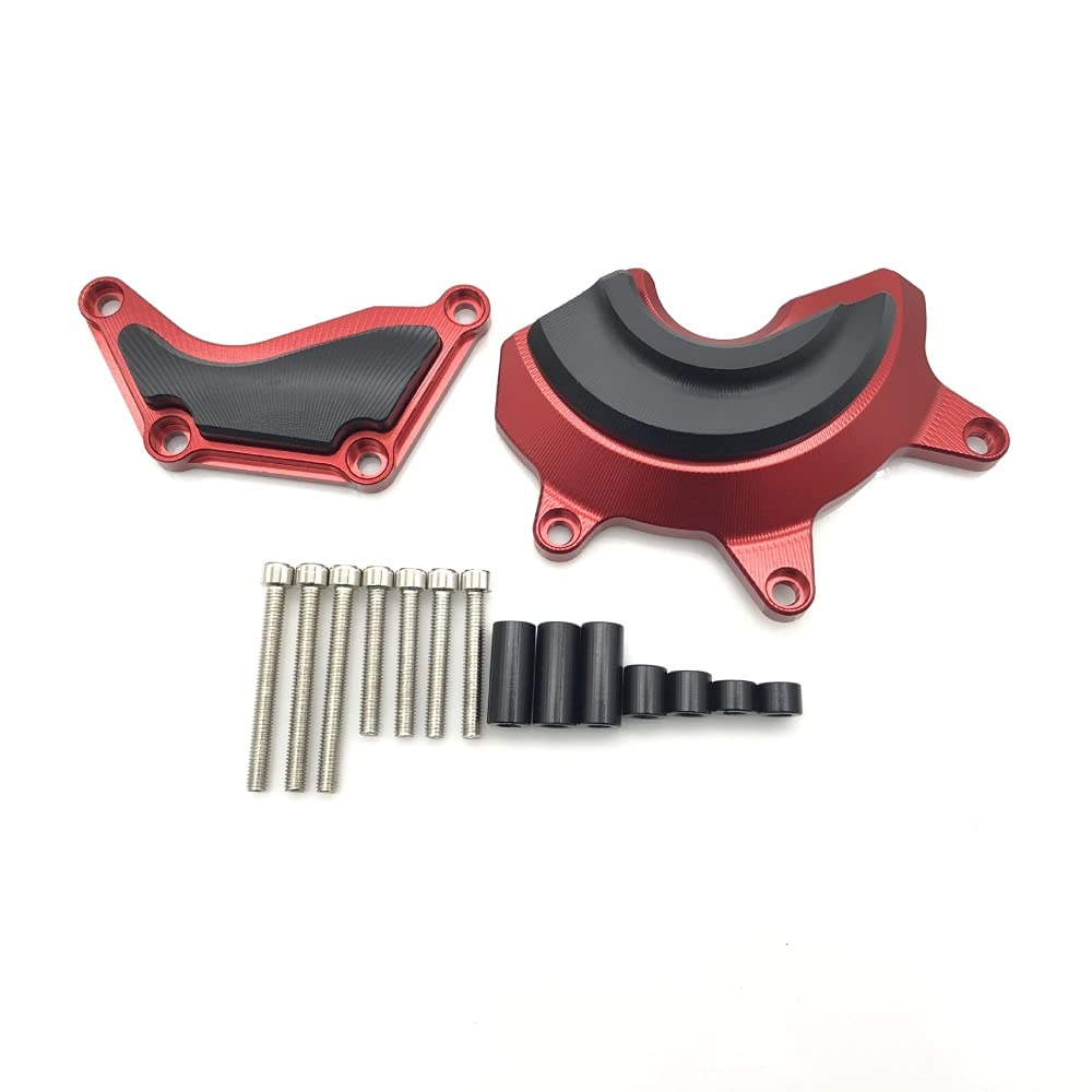 Alloy Motorcycle Engine Guard Frame Slider Crash Cover for Yamaha R6 - Red | Durable Protection for Street & Track Racing | Perfect for Commuting, Touring & Performance Riding