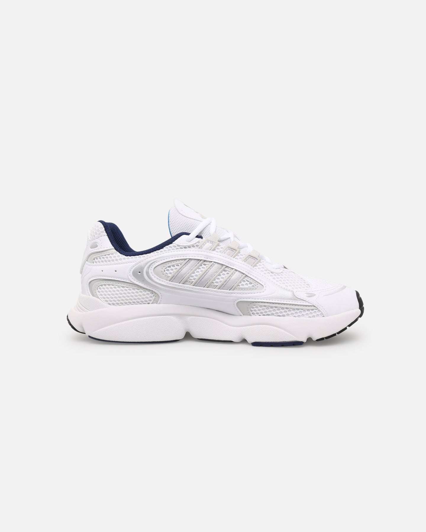 Adidas Ozmillen Running Shoes for Men - Grey Two/Core Black/Royal Blue - Lightweight & Comfortable for Jogging, Gym, and Daily Wear