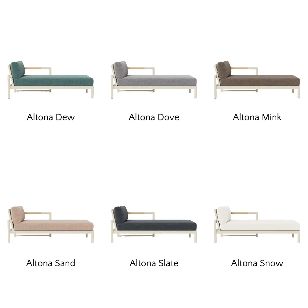 Breeze XL Outdoor Chaise Lounge Right - Premium Patio Furniture for Poolside, Garden & Backyard Relaxation