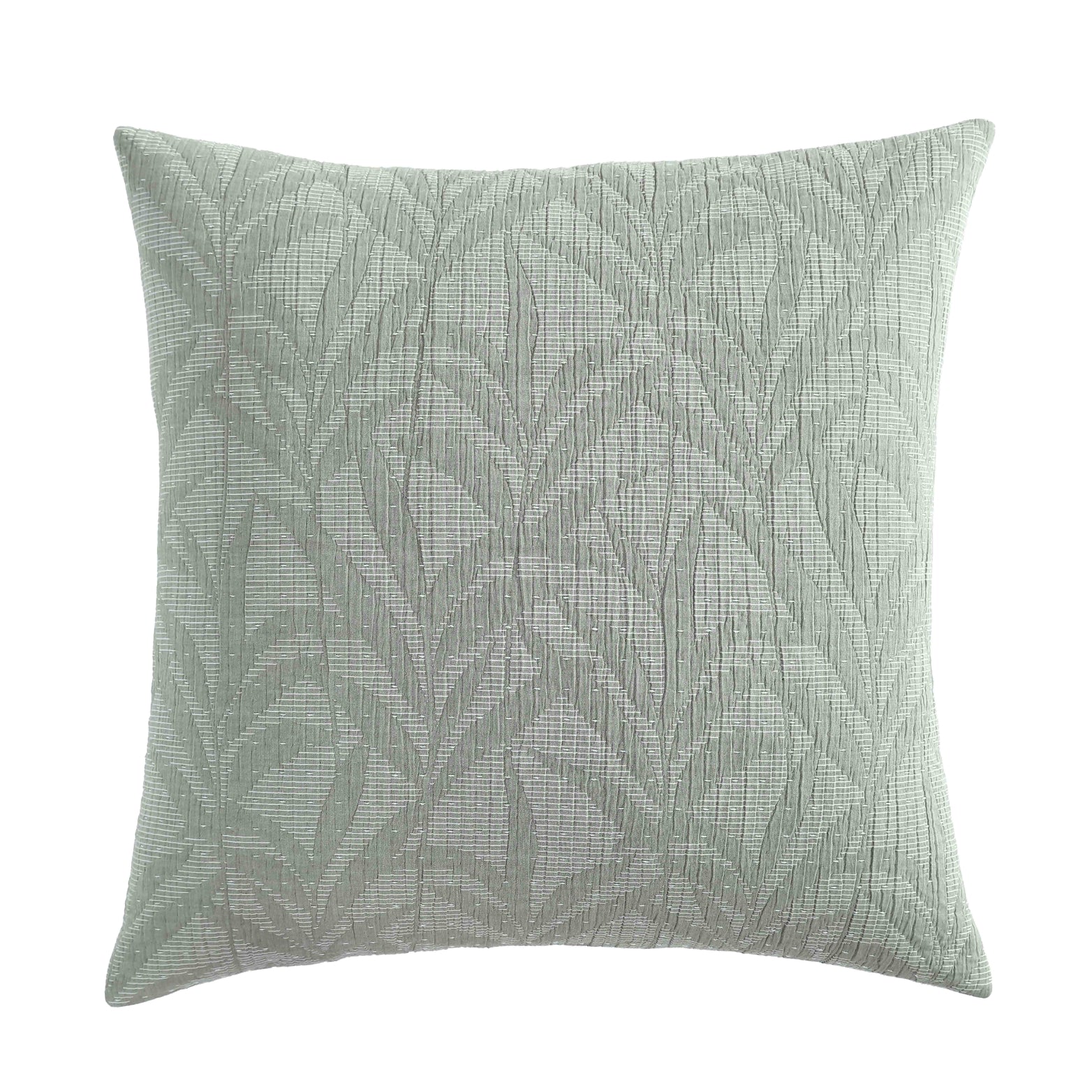 Premium Kailani Cilantro European Sham by Logan & Mason - Luxury Bedding for Master Bedrooms & Guest Rooms