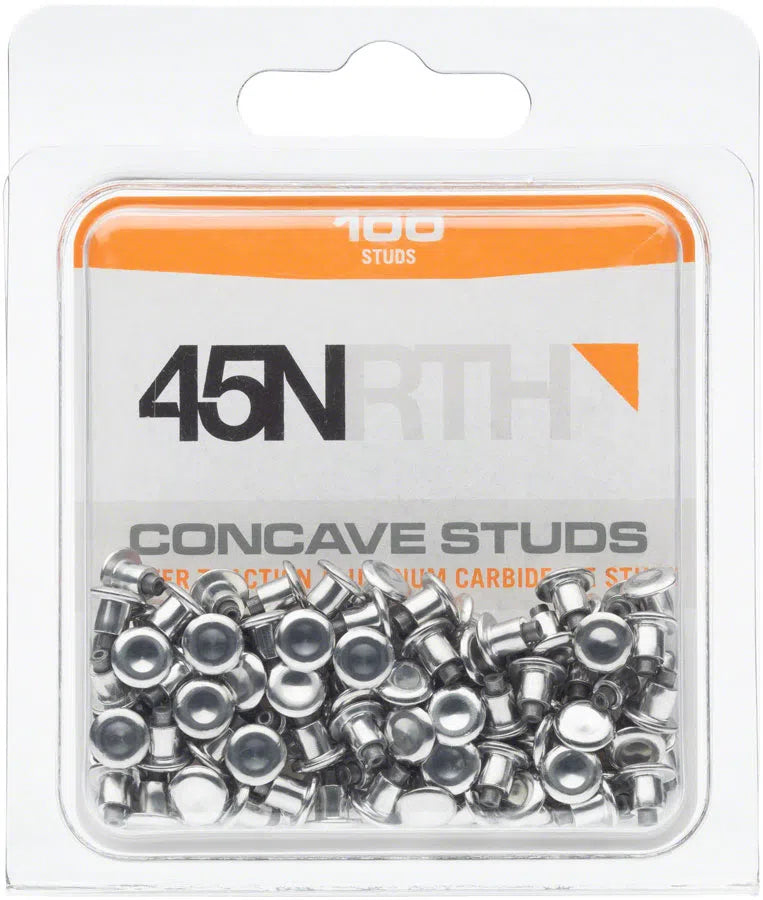 100pcs Concave Carbide Aluminum Studs for Jewelry Making, DIY Crafts, and Leather Accessories - Durable & Lightweight Metal Rivets