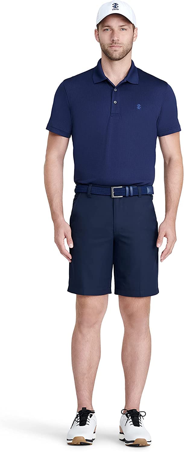 IZOD Men's Golf Swing Flex Stretch Cargo Shorts - Comfortable Stretch Fabric for Golf & Casual Wear | Perfect for Golfing, Outdoor Activities & Everyday Use