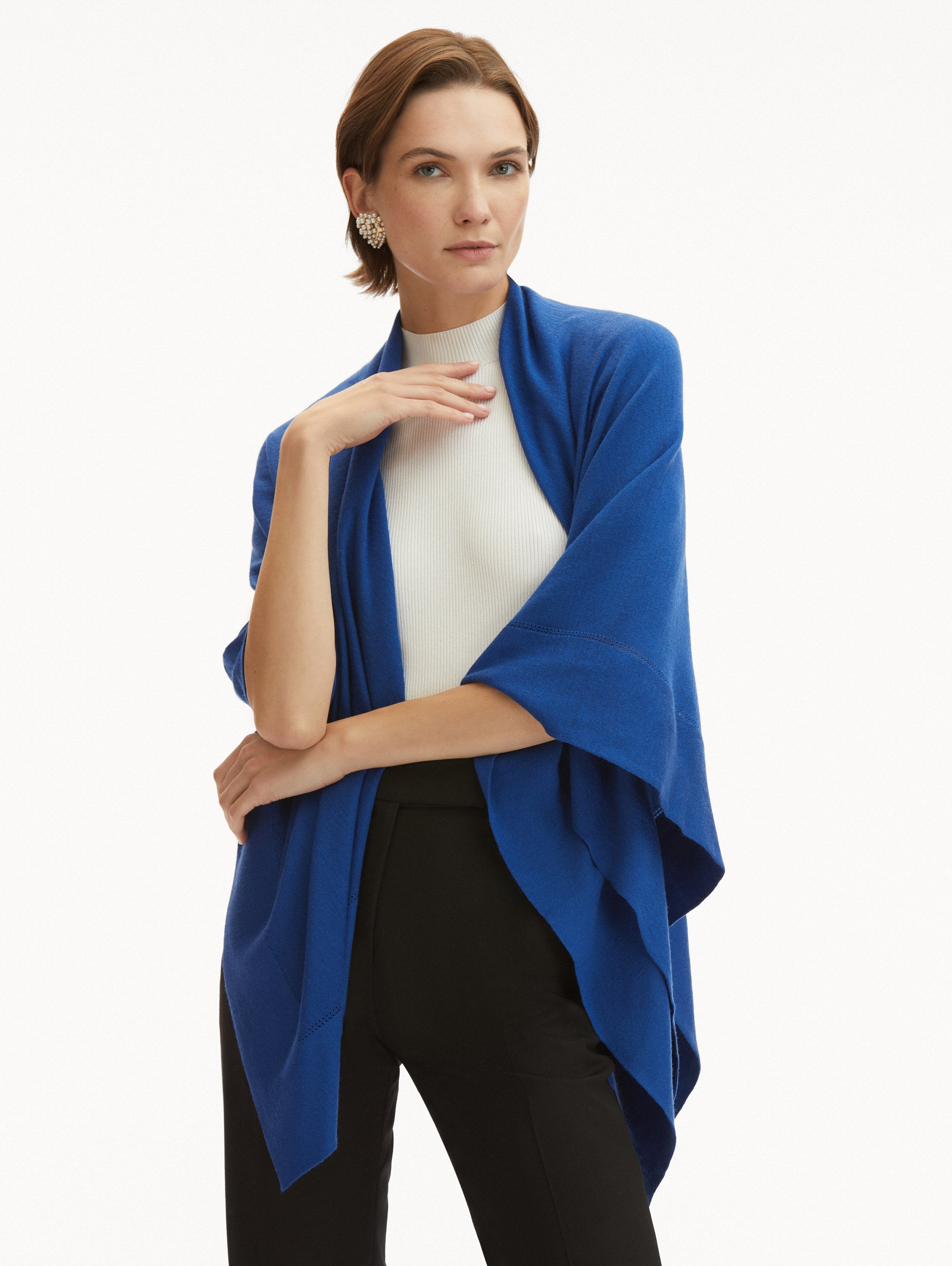 Soft & Warm Wool Blend Shawl for Women - Cozy Winter Wrap, Perfect for Outdoor Activities & Evening Events