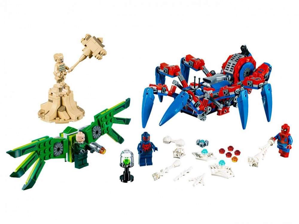 LEGO Marvel Spider-Man: Spider-Man's Spider Crawler 76114 Building Kit (418 Pieces) - Superhero Toy for Kids & Collectors - Creative Play, Birthday Gift & Home Decoration