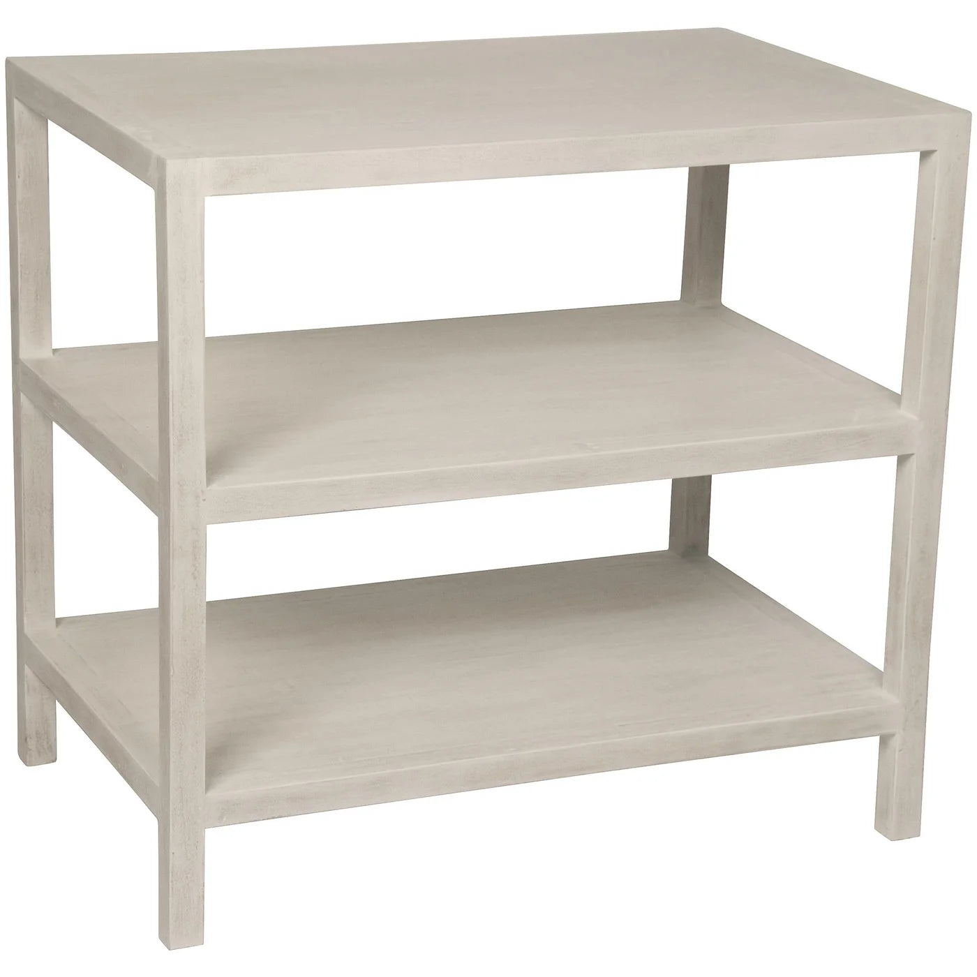 3-Tier Shelf Table 28x18x26 Inches - Sturdy Side Table for Living Room, Bedroom, Office - Perfect for Storage, Display & Organization