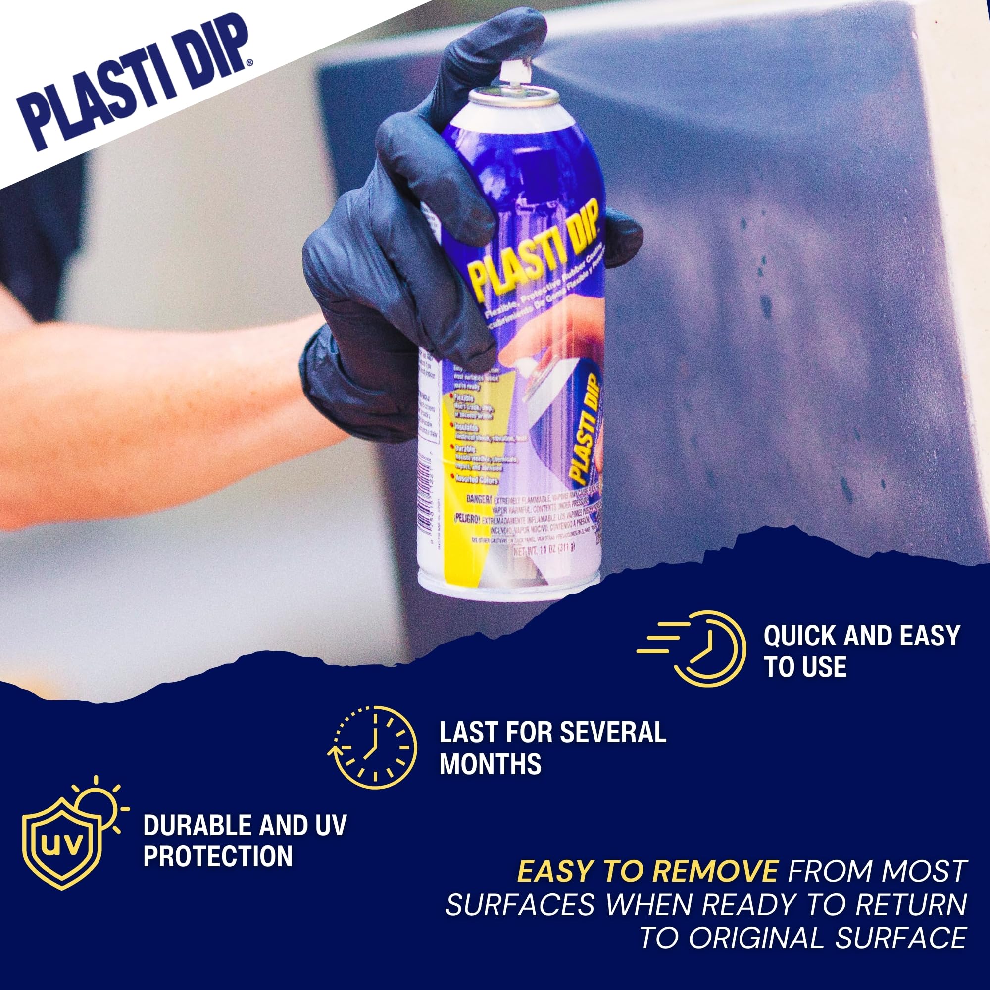 Plasti Dip Black Cherry Spray 11 oz - Peelable Rubber Coating for Cars, Tools & DIY Projects - Non-Slip, Waterproof & Durable Protection Against Moisture, Acids & Abrasion - Perfect for Automotive, Home Improvement & Crafting (3 Pack)
