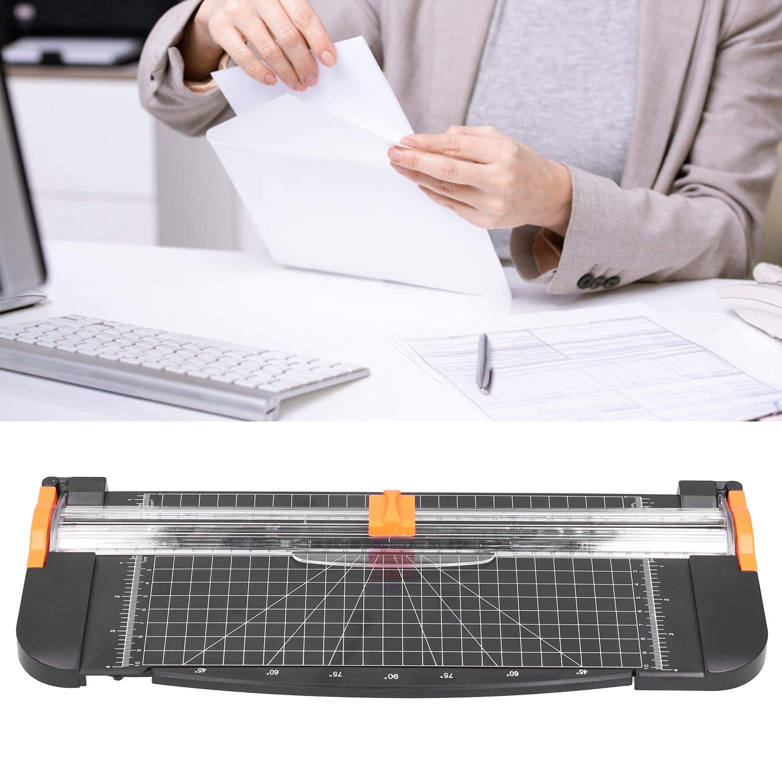 Premium Paper Trimmer & Craft Cutter - Heavy Duty Scrapbooking Tool for Precise Cutting of Photos, Labels, Gift Cards, Coupons & Cardstock - Perfect for DIY Projects, Photo Albums & Office Use