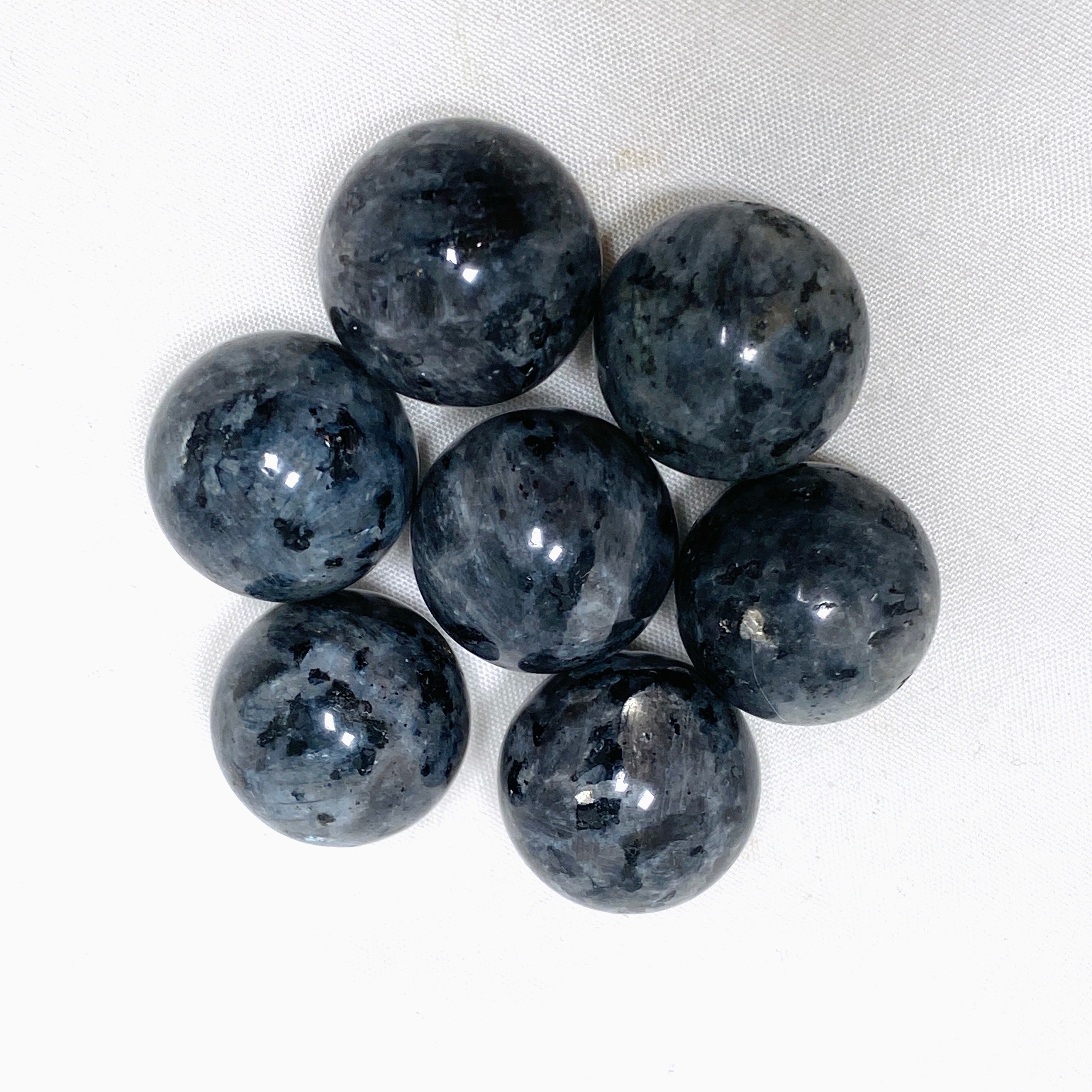 20mm-30mm Mini Spheres Assorted Gemstone Beads for Jewelry Making, DIY Crafts, and Home Decor - Natural Healing Stones for Meditation & Gifts
