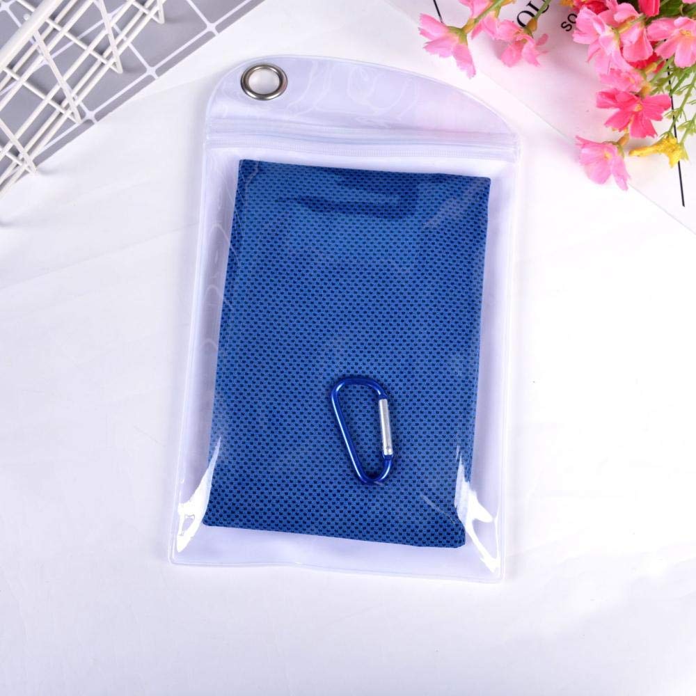 Fast Drying Super Fiber Cooling Towel for Travel, Sports & Gym - Ice Cold Sensation for Heat Relief - Perfect for Yoga, Outdoor Activities & Workouts (Natural)