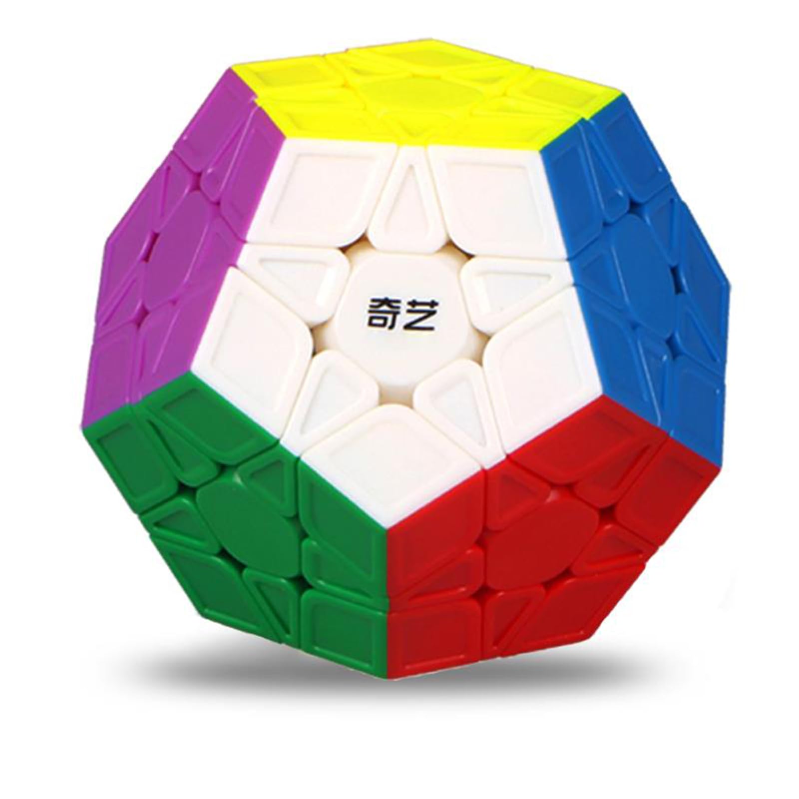 QYTOYS Megaminx Speed Cube Puzzle - Stickerless 3x3 Dodecahedron Magic Cube | Brain Teaser & STEM Learning Toy | Perfect for Speedcubing, Classroom Activities & Stress Relief