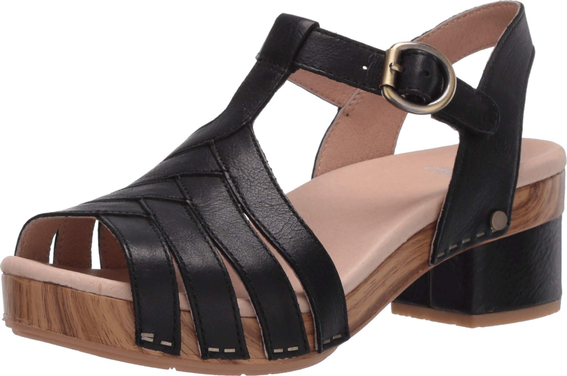 Dansko Women's Mara Comfortable Leather Sandals - Lightweight & Supportive for Walking, Travel, and Everyday Wear