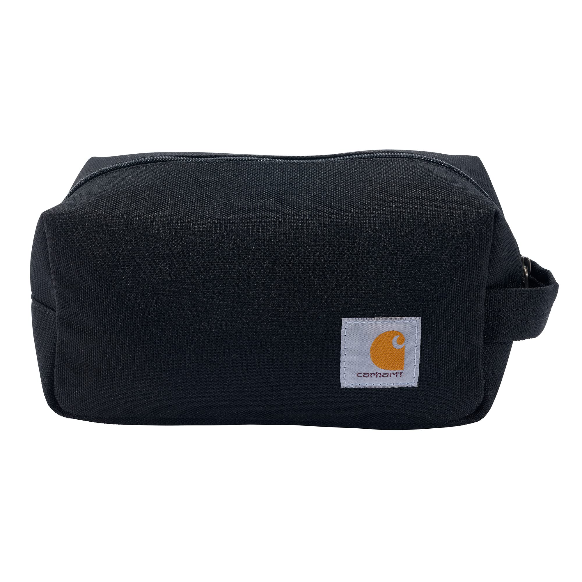 Carhartt Travel Toiletry Bag - Durable Water-Resistant Organizer for Men & Women - Black One Size - Perfect for Camping, Gym, Business Trips & Daily Use