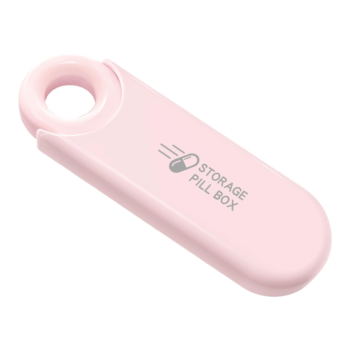 Loomify Portable Pill Organizer Box for Vitamins & Medicines - Daily Use & Travel Pill Case - Waterproof Compact Pill Box (Pink) - Perfect for Home, Office, Gym & Vacation