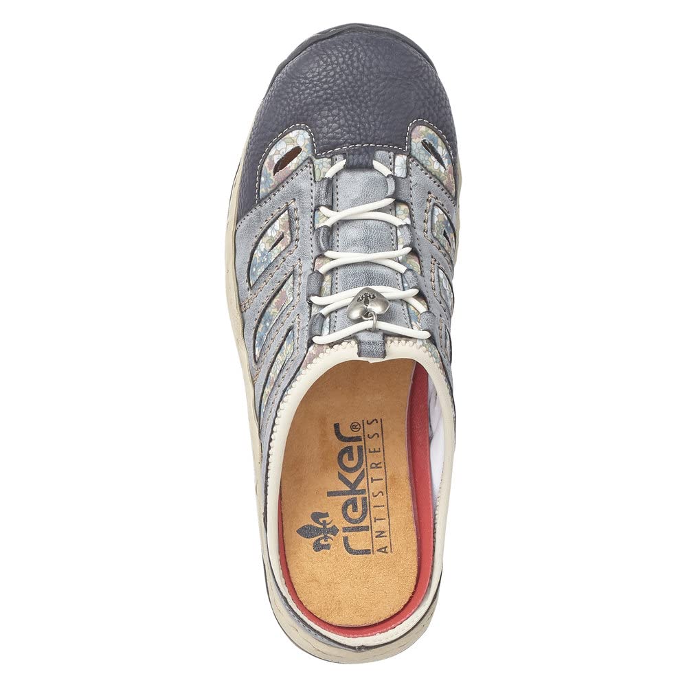 Rieker Women's Comfort Slip-On Clogs - Lightweight & Supportive Shoes for Nurses, Teachers & All-Day Wear