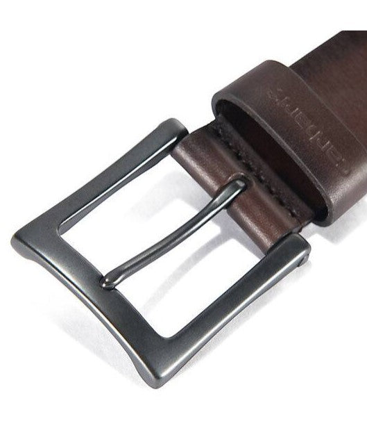 Premium Genuine Leather Anvil Belt for Men - Classic Brown Dress Belt for Business & Casual Wear - Durable & Stylish Belt for Office, Jeans & Everyday Use