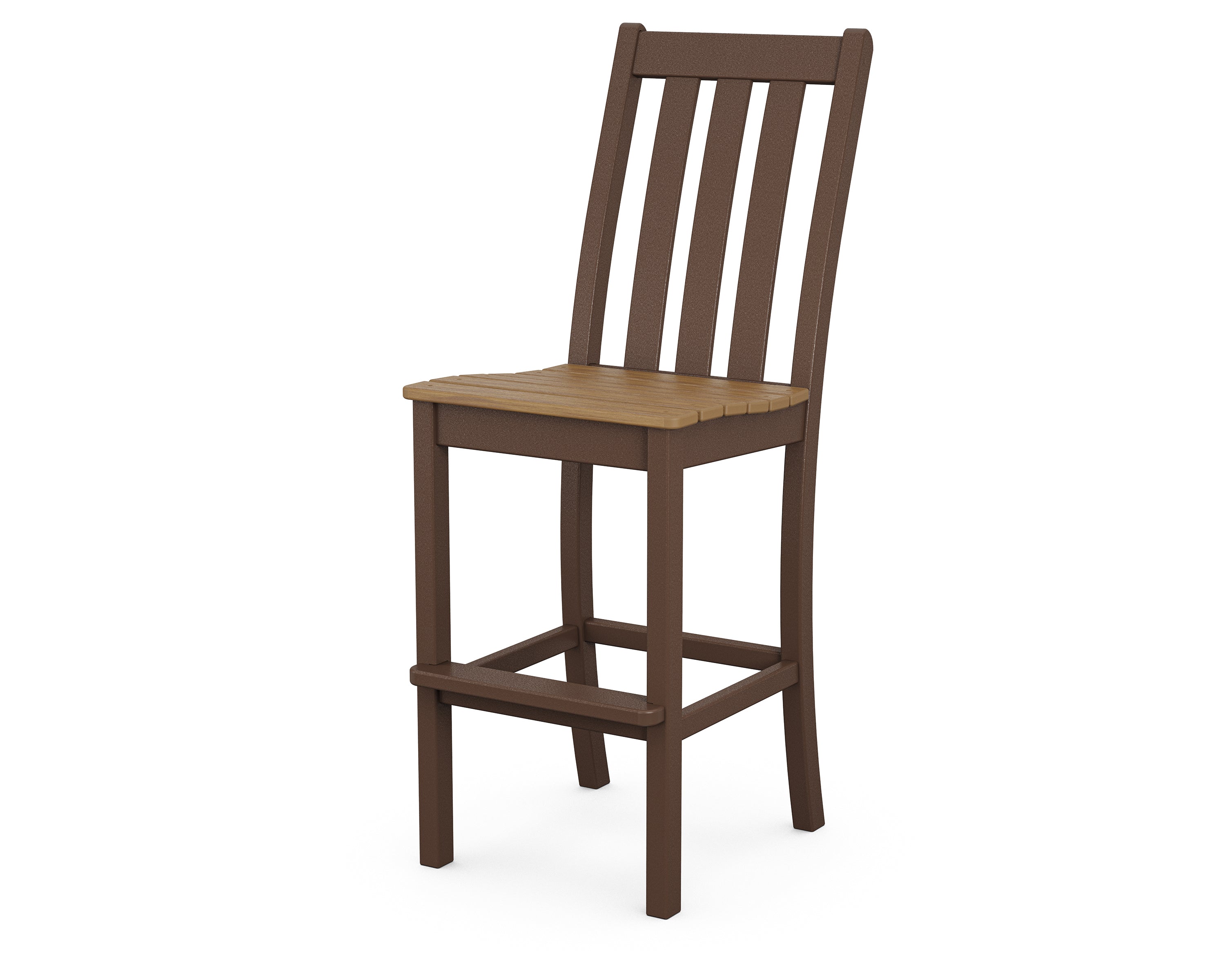 POLYWOOD Vineyard Bar Side Chair - Weather-Resistant Outdoor Dining Chair for Patio, Deck, or Poolside - Perfect for Entertaining Guests