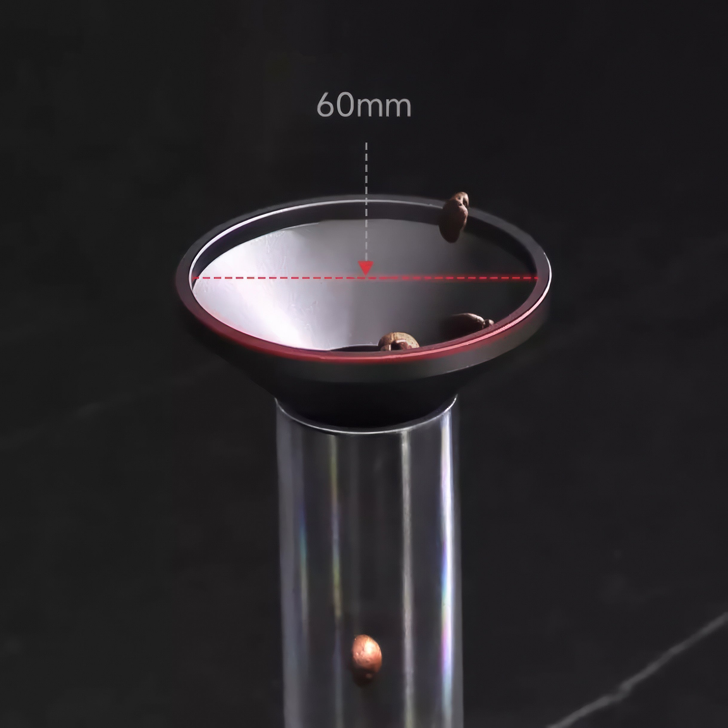 Premium Coffee Bean Storage Container & Degassing Stand - Airtight, Clear View, Perfect for Home Baristas & Coffee Shops - Ideal for Freshness & Flavor Preservation