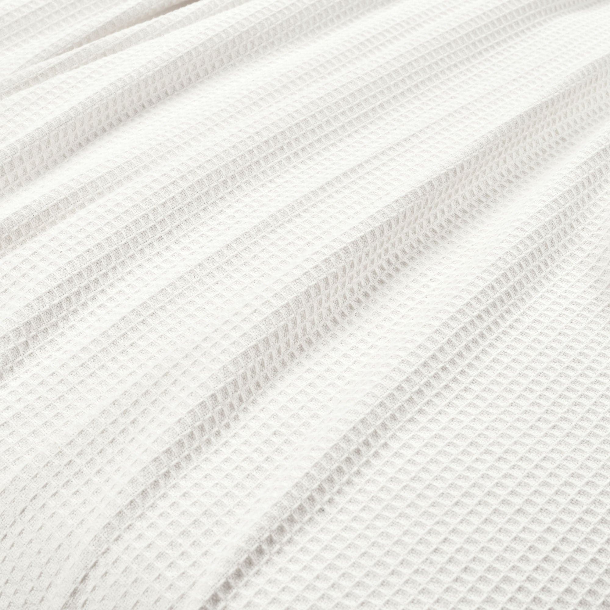 Soft Waffle Knit Cotton Blanket with Tassel Fringe - Cozy Throw Coverlet for Bed, Couch & Nursery - Perfect for Winter, Gifts & Home Decor