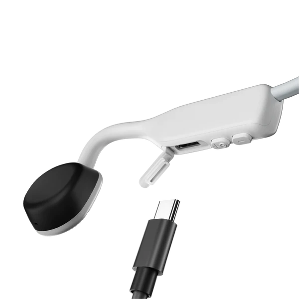 Openmove White Wireless Earbuds - Bluetooth 5.0, IPX5 Waterproof, 30H Playtime - Perfect for Gym, Running, Travel & Workouts