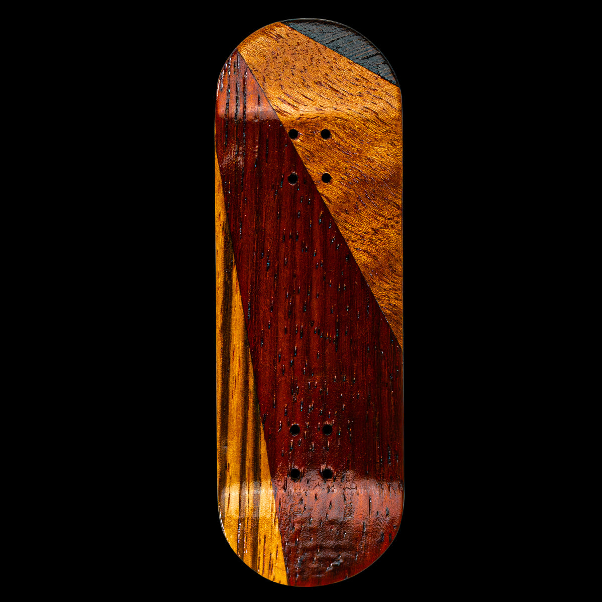 Exotic Fingerboard Skateboard Deck - Unique Pattern 5 for Finger Skateboarding - Perfect for Tricks, Stunts & Collectors
