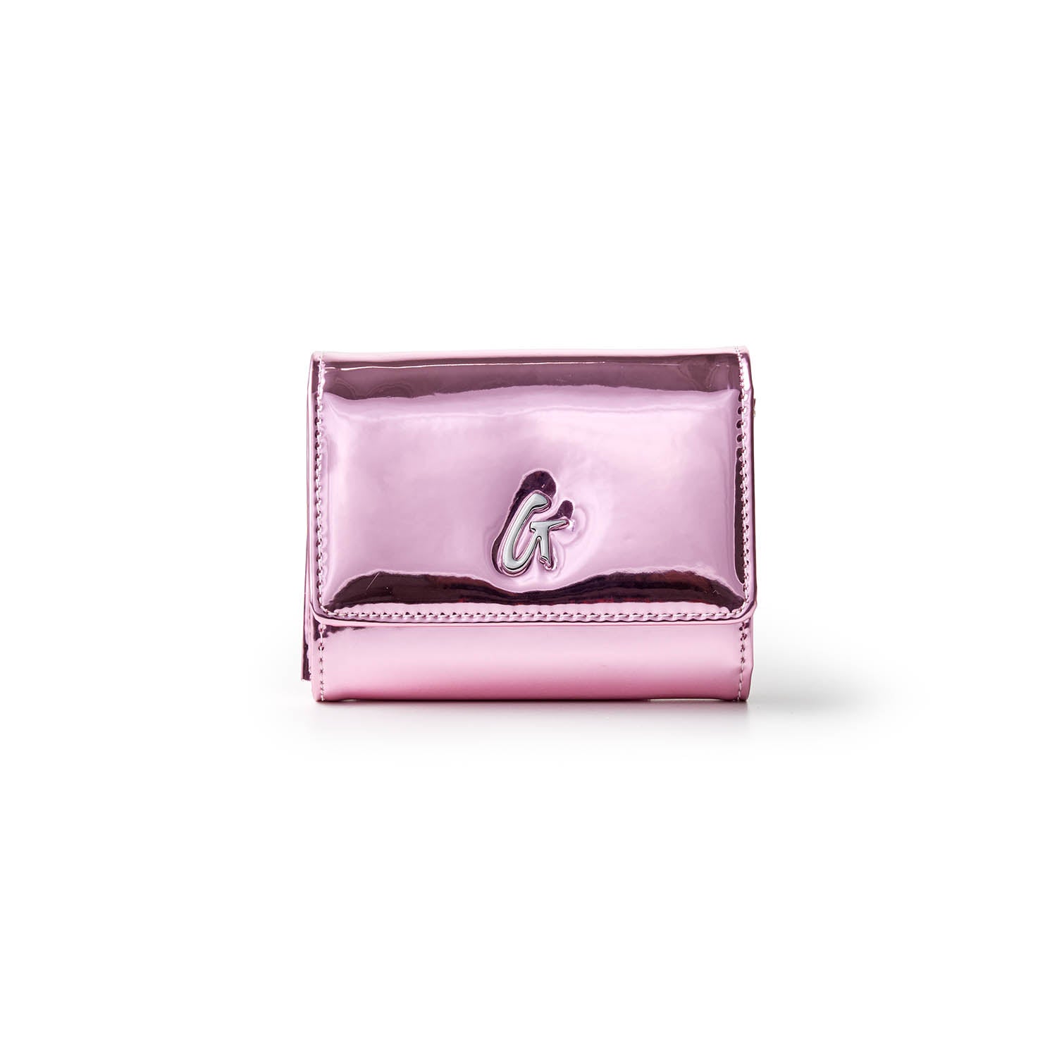 Metallic Standard Compact WOC Crossbody Bag in Shimmering Pink - Perfect for Evening Events, Parties, and Daily Use