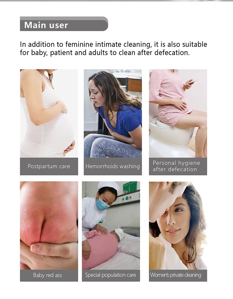 Darate Portable Bidet for Toilet - 450ml Handheld Personal Hygiene Bottle for Postpartum Care, Travel & Camping - Perfect for Outdoor Use, Road Trips & Emergency Cleanups