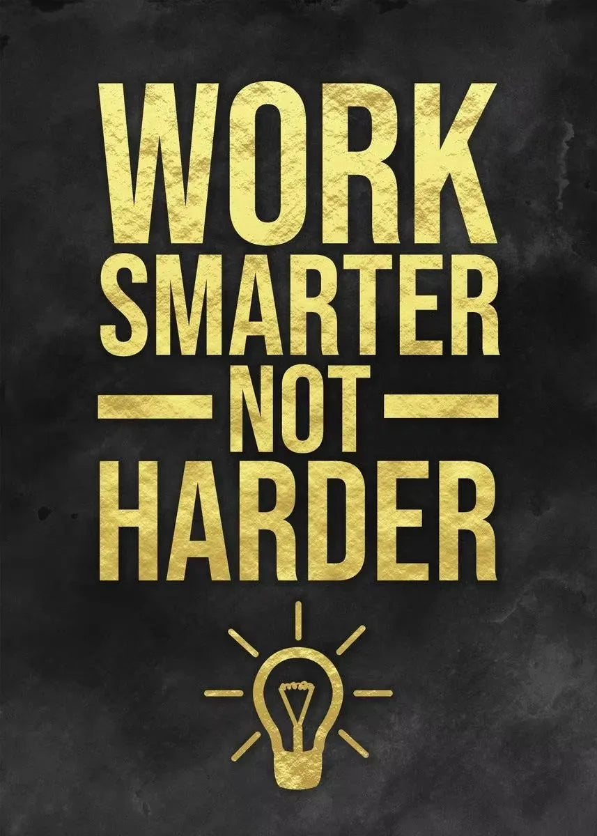 Inspirational Motivational Quotes Canvas Wall Art - Unframed Office & Home Decor Prints for Success, Work & Living Room