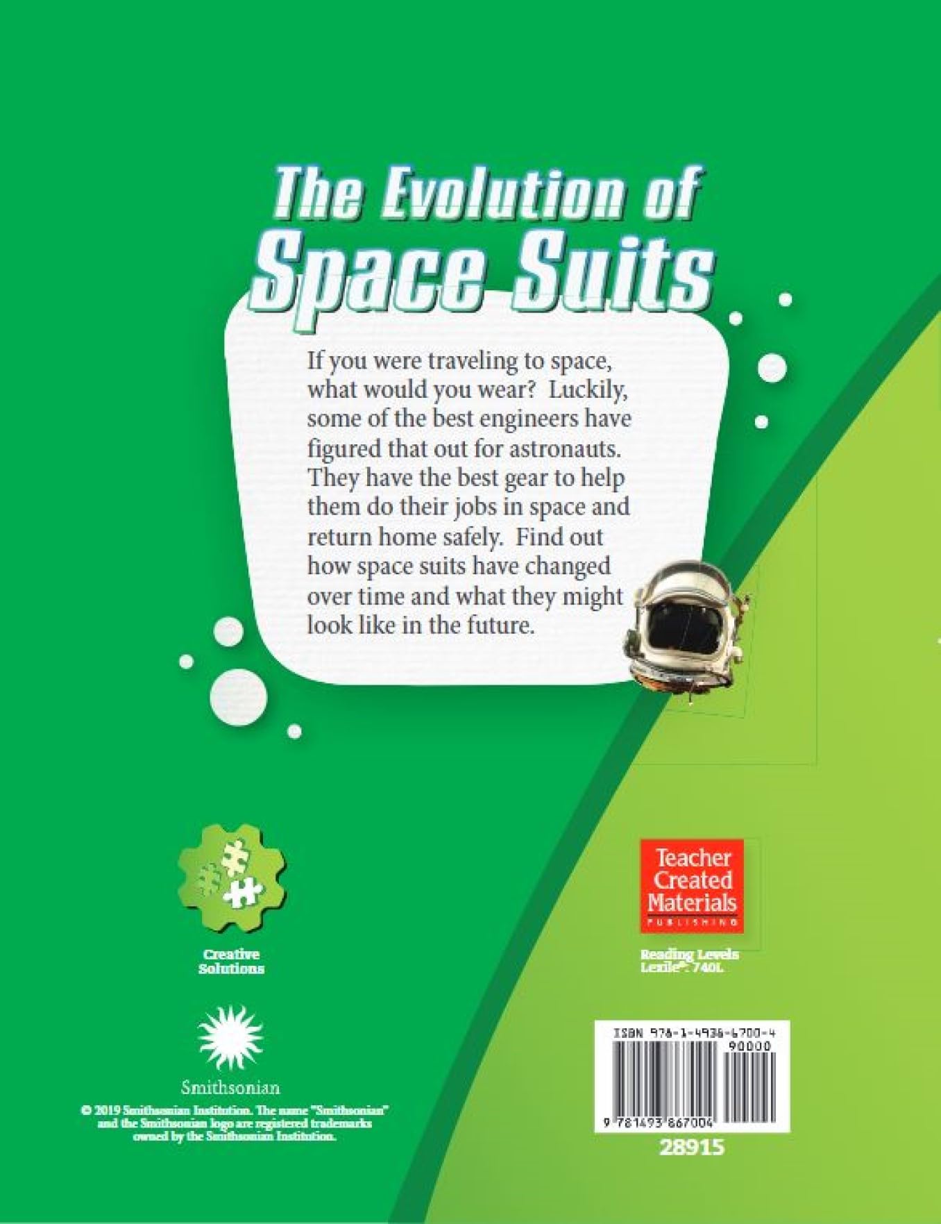 The Evolution of Space Suits - Smithsonian Informational Text Book | History of Astronaut Gear & NASA Technology | Perfect for Space Enthusiasts & Science Education