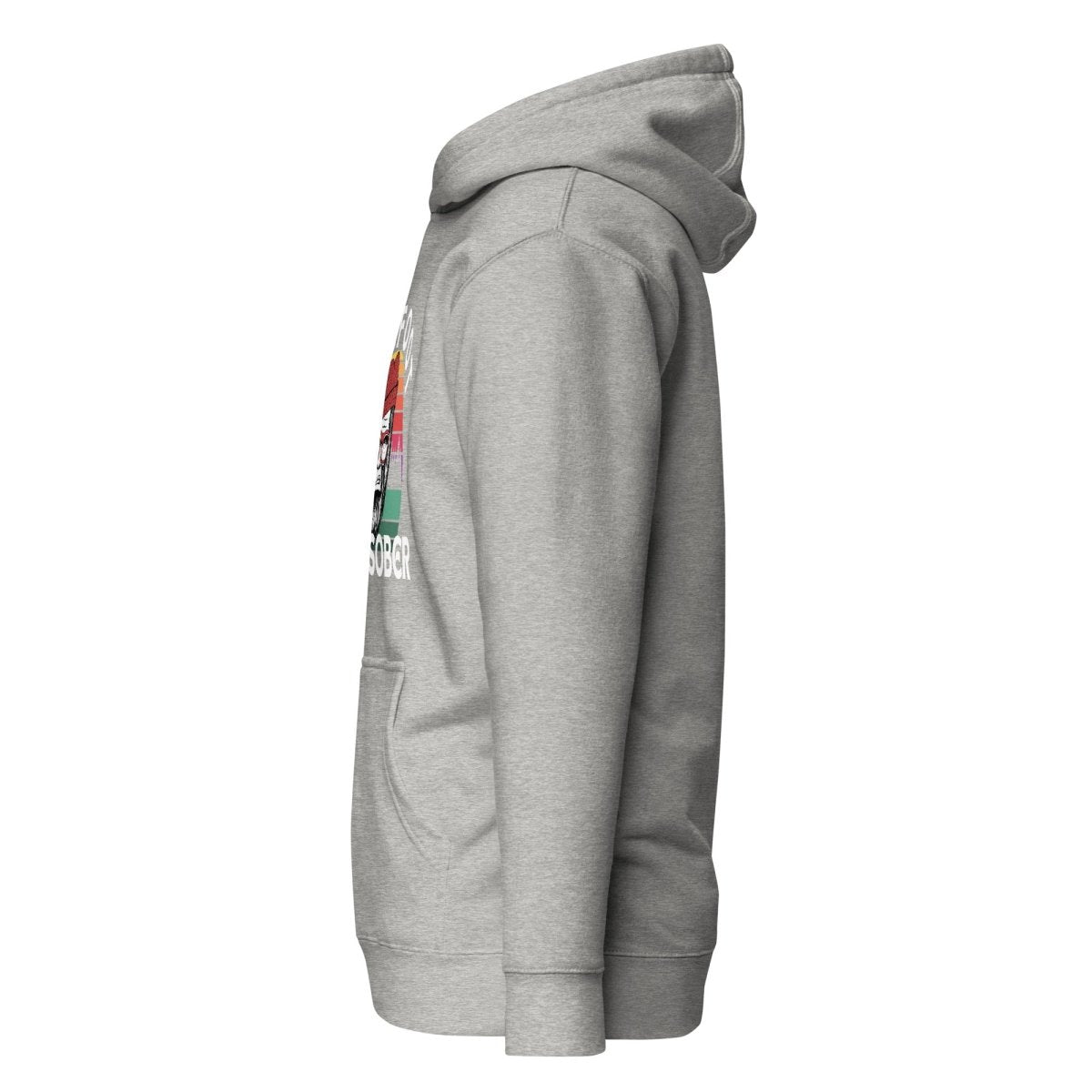Bigfoot Was Sober Premium Hoodie - Funny Sobriety Recovery Hooded Sweatshirt for AA Meetings & Sober Living - Comfortable Pullover for 12 Step Programs & Addiction Recovery Support