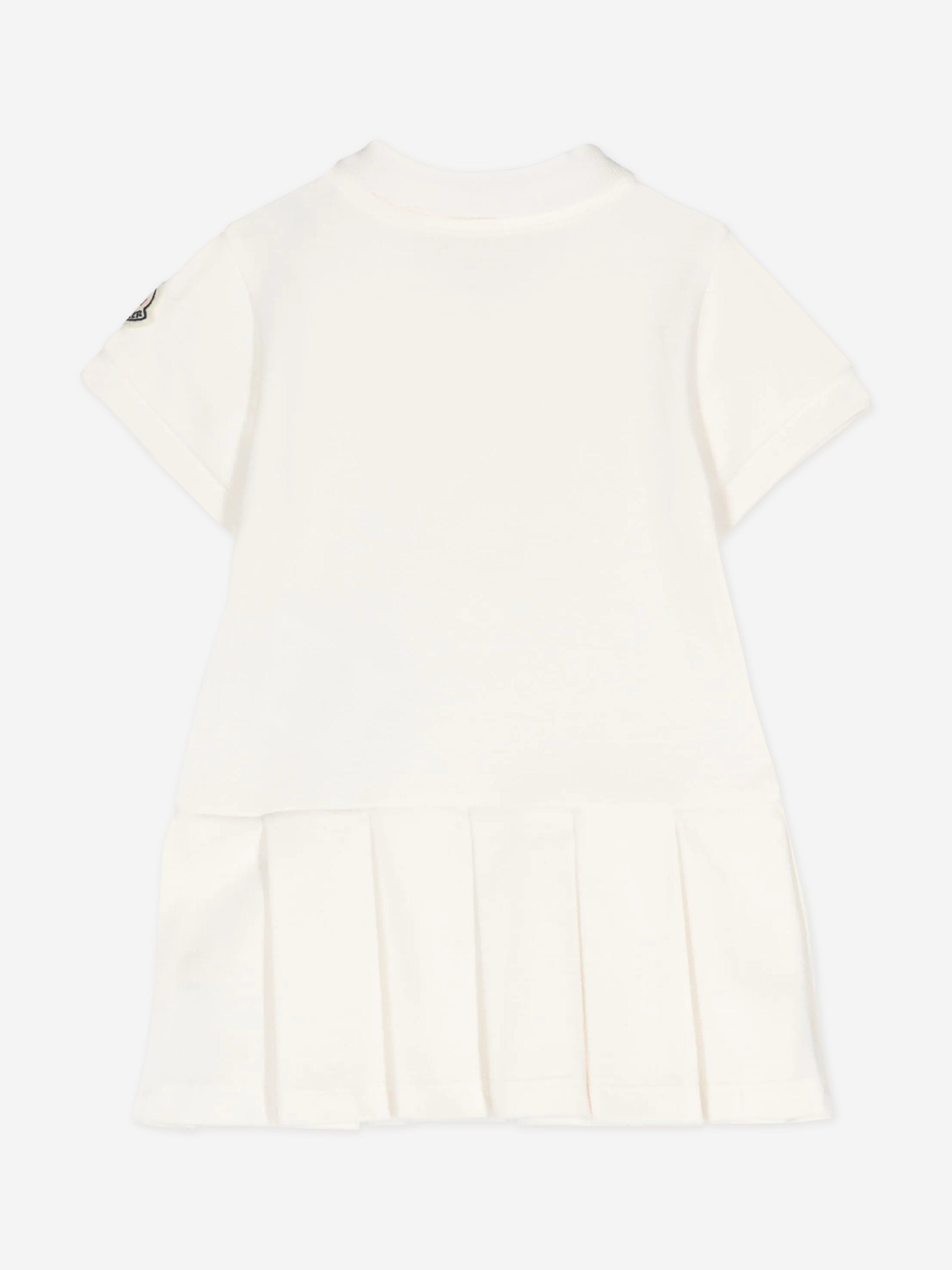Adorable Ivory Baby Girls Polo Dress - Soft Cotton, Comfortable & Stylish for Playdates, Parties & Everyday Wear